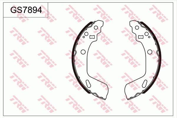 Тормозные колодки TRW GS7894 1216947139 3322937317523 VG8L K
