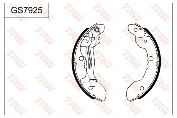 Тормозные колодки TRW 3322937835003 8LE96 9 GS7925 1418298687