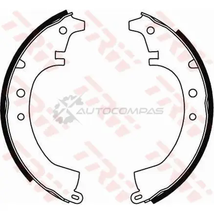 Барабанные тормозные колодки, комплект TRW 3322936301356 1530399 LV9W A gs8047 - Изображение 1