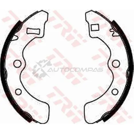 Барабанные тормозные колодки, комплект TRW gs8085 1530412 AA HC8FG 3322936301547 изображение 0