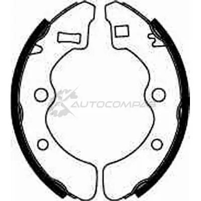 Барабанные тормозные колодки, комплект TRW gs8085 1530412 AA HC8FG 3322936301547 изображение 1
