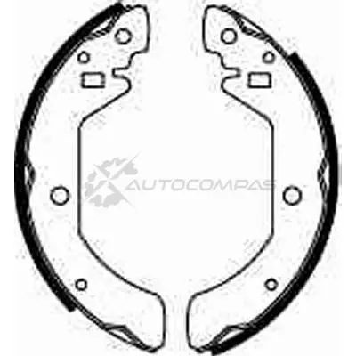 Барабанные тормозные колодки, комплект TRW AAV GE gs8111 1530421 3322936301660 изображение 1