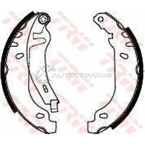 Барабанные тормозные колодки, комплект TRW GI 60T37 1530472 3322936302315 gs8211 - Изображение 1