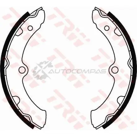 Барабанные тормозные колодки, комплект TRW 7G CER gs8464 3322937286911 1530573 - Изображение 1