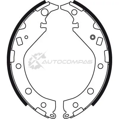 Барабанные тормозные колодки, комплект TRW O SXDB gs8492 3322937287192 1530601 изображение 1