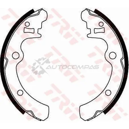 Барабанные тормозные колодки, комплект TRW 3322937079810 1530609 gs8506 AY MB8I - Изображение 1