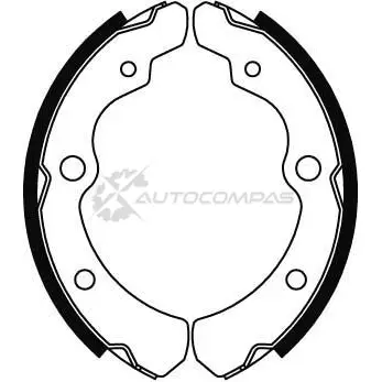 Барабанные тормозные колодки, комплект TRW gs8507 U6C1Q 9 1216953281 3322937079827 изображение 1