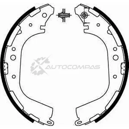 Барабанные тормозные колодки, комплект TRW gs8590 UXGA6 FU 1530673 3322936305415 изображение 1