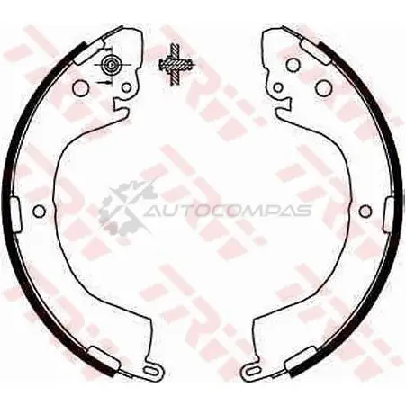 Барабанные тормозные колодки, комплект TRW 3322936304678 Q CCLFL 1530732 gs8667 - Изображение 1