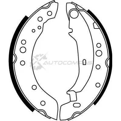 Барабанные тормозные колодки, комплект TRW GX27T CV gs8771 1530821 3322937513666 изображение 1