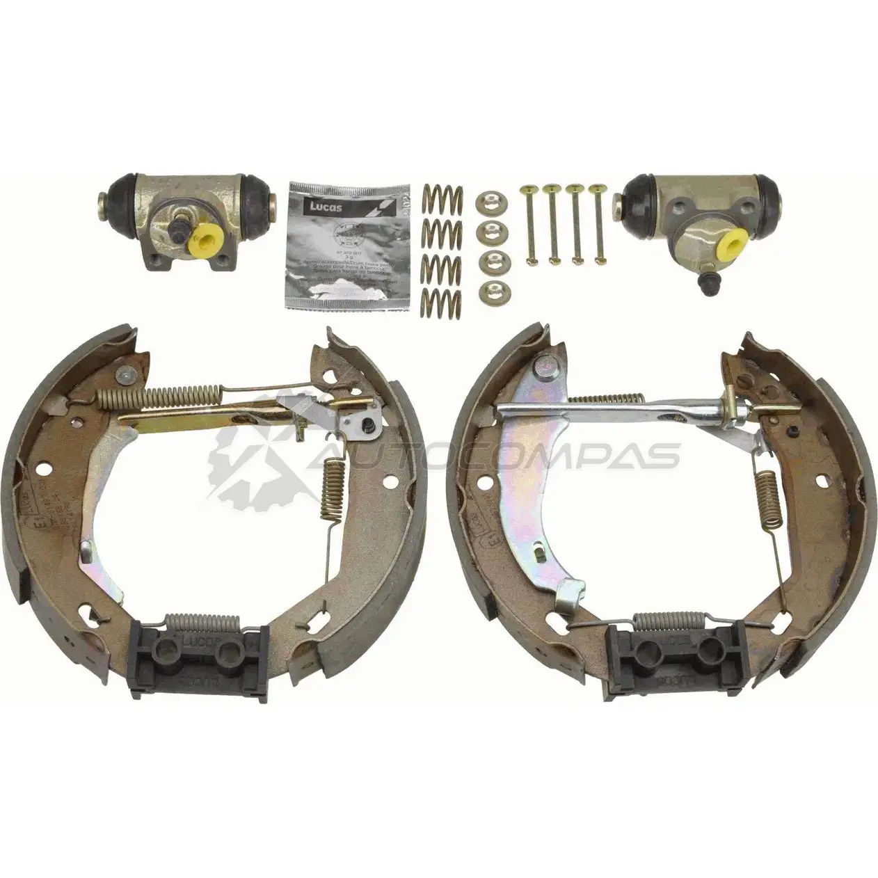 Барабанные тормозные колодки, комплект TRW 1530885 gsk1036 UO T7D 3322936600053 изображение 0