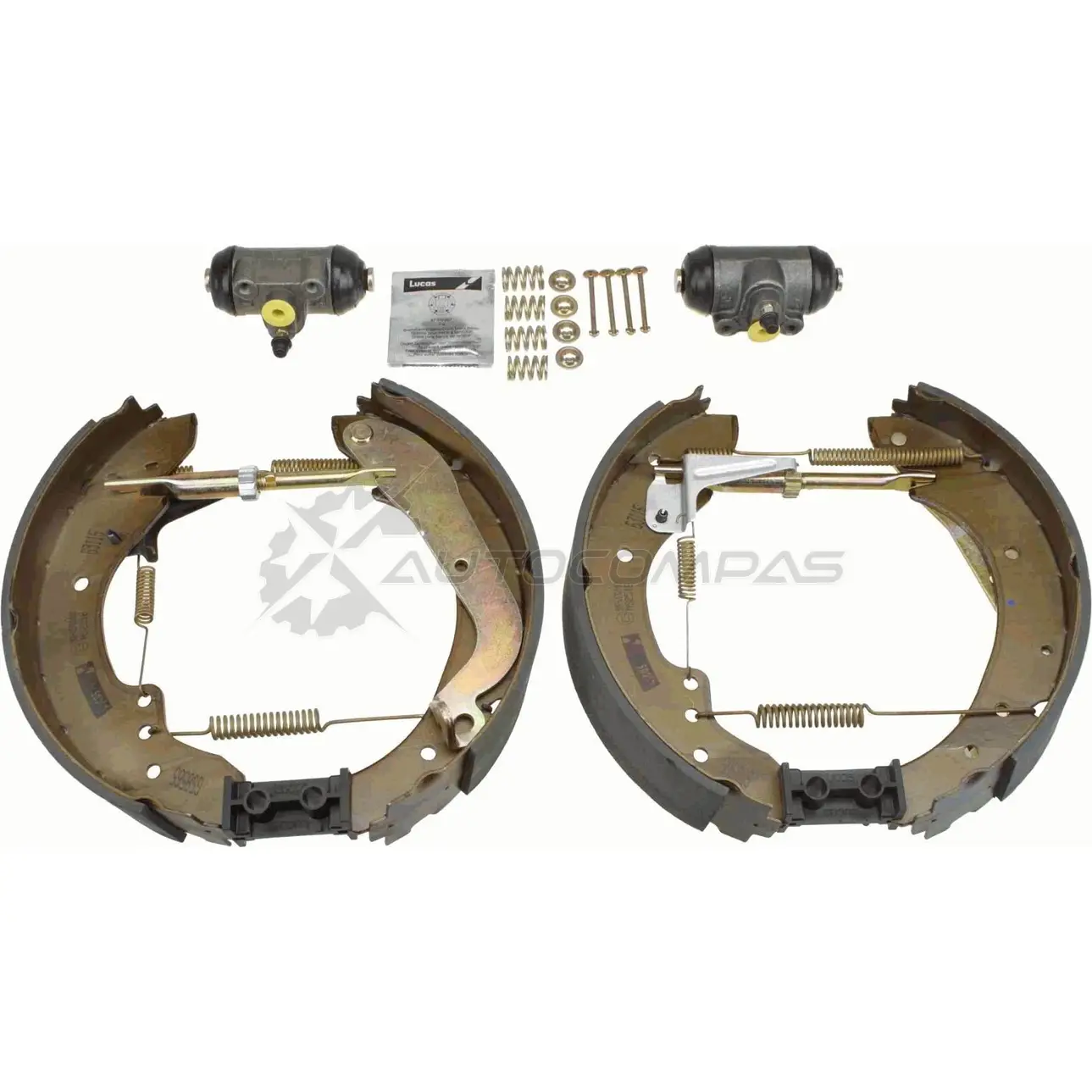 Барабанные тормозные колодки, комплект TRW gsk1145 9V9UD 8W 3322936600787 1530931