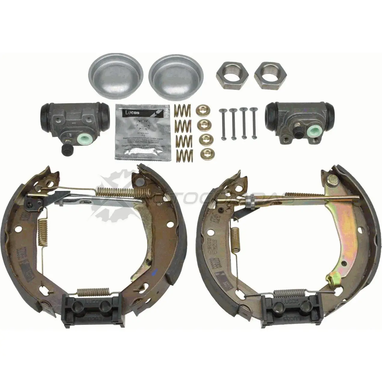 Барабанные тормозные колодки, комплект TRW V4 OVQB 3322936600268 gsk1246 1530967