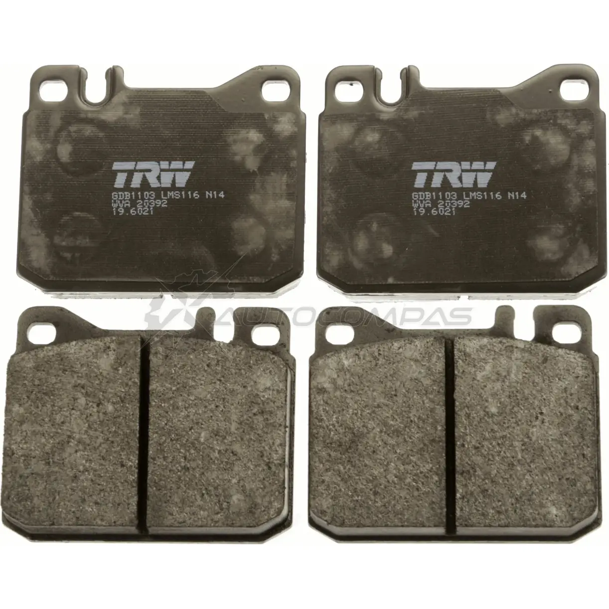 Тормозные колодки, комплект TRW gdb1103 1527650 AG247KR 2 0392 изображение 1