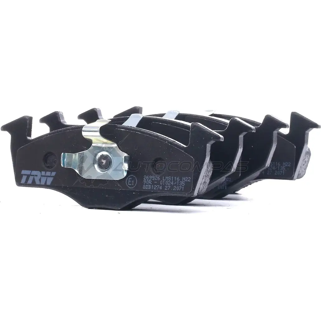 Тормозные колодки, комплект TRW 7FCWL 2 1866 1527801 gdb1274 - Изображение 1