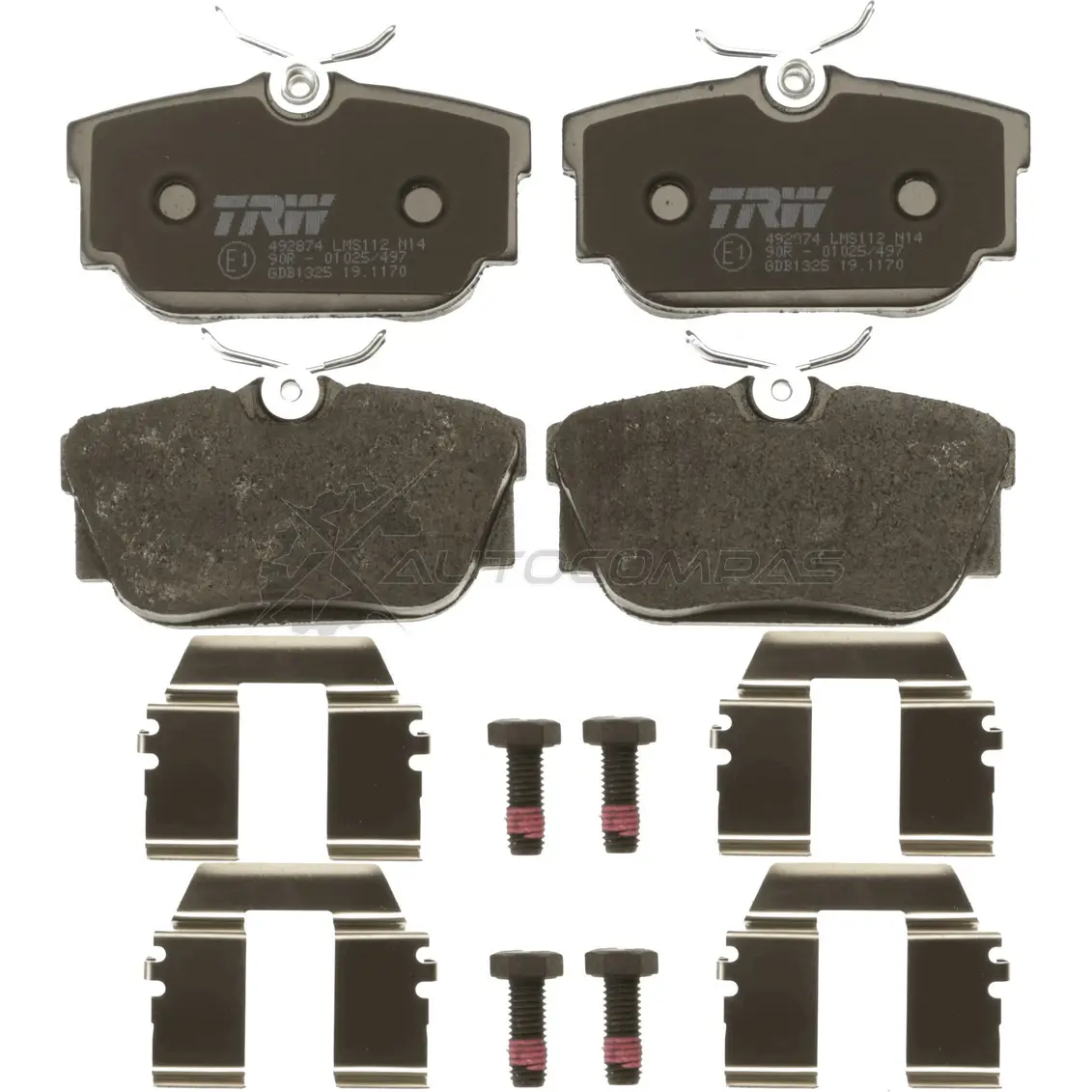 Тормозные колодки, комплект TRW 1527852 gdb1325 L20O9JG 232 24 изображение 1