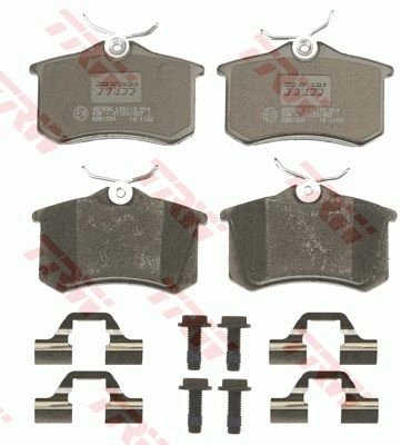 Тормозные колодки дисковые, комплект TRW 1439901284 UHAD 9W GDB1330AT изображение 0