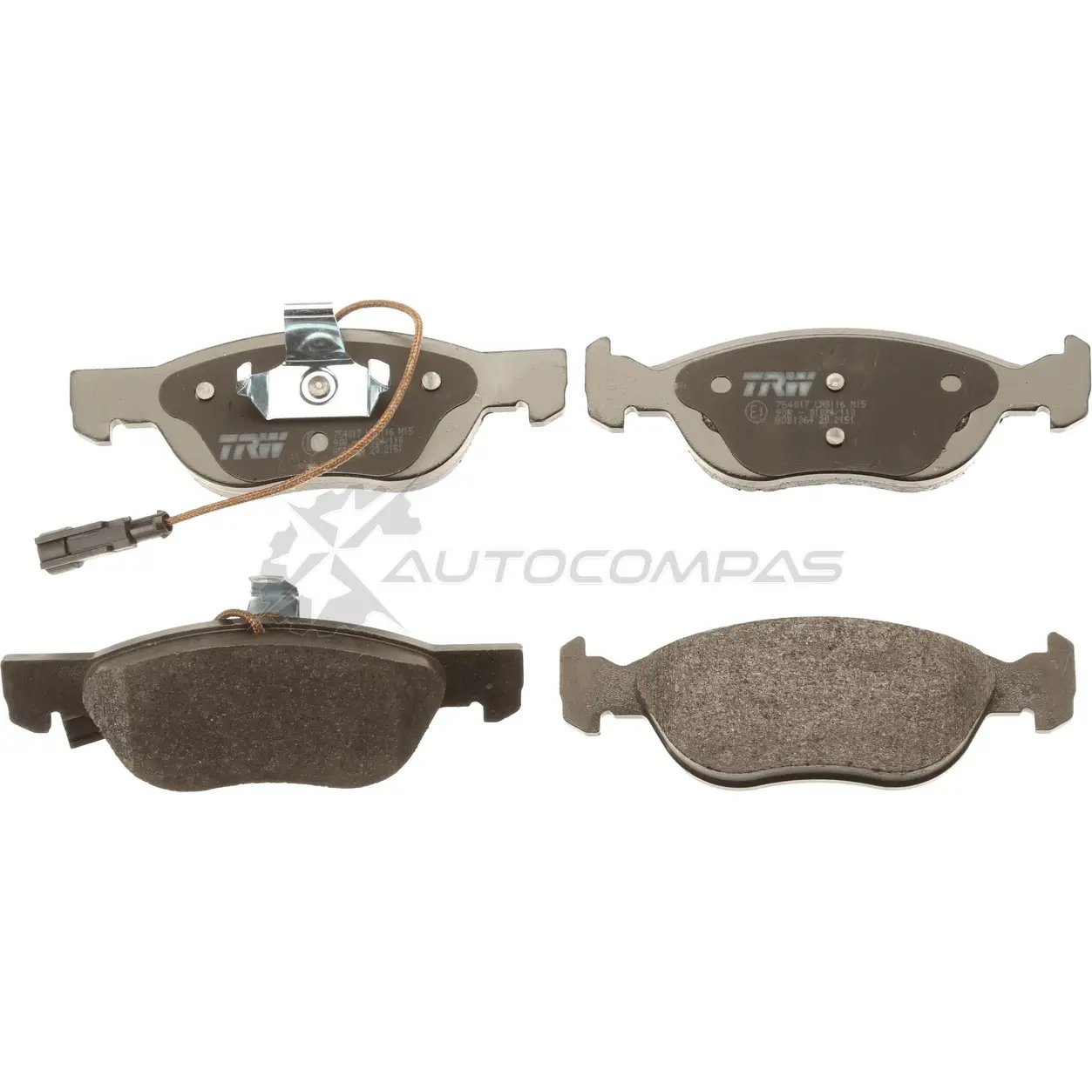 Тормозные колодки, комплект TRW 1527897 3322937239306 gdb1364 Z MU1MS изображение 1