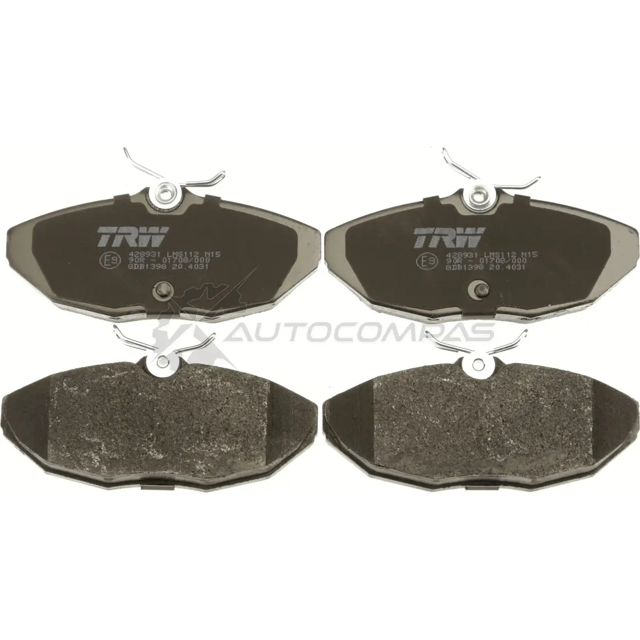 Тормозные колодки, комплект TRW NTI6I 1527937 23 424 gdb1398 изображение 1