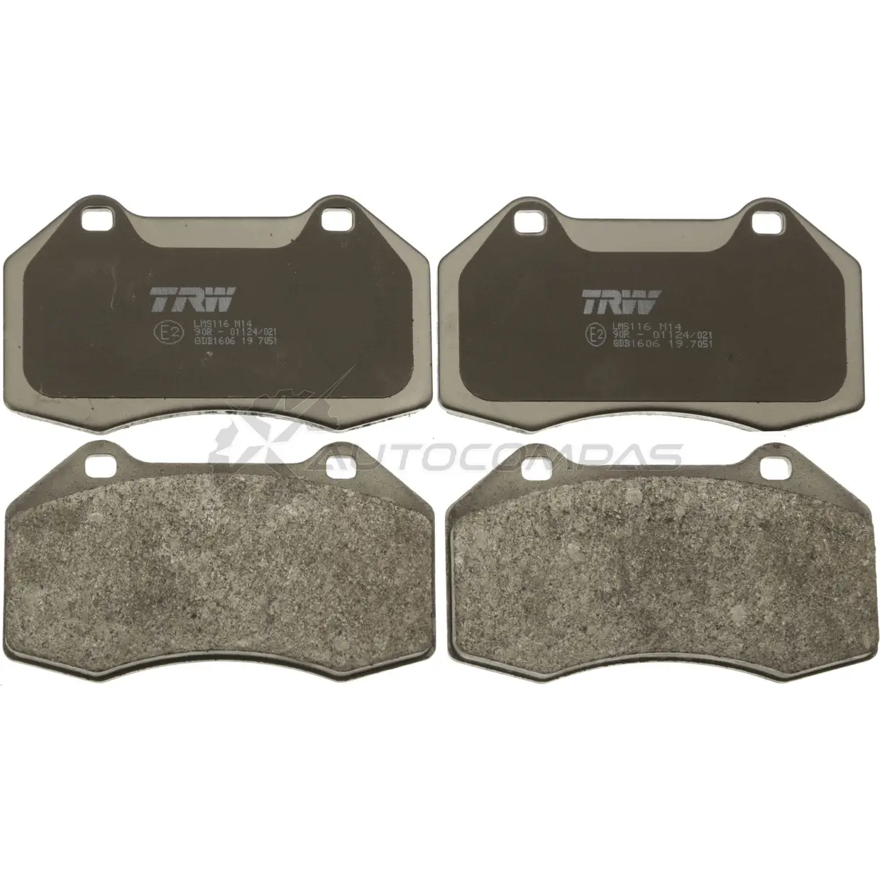 Тормозные колодки, комплект TRW 1528190 gdb1606 2 4162 FDM60 изображение 1