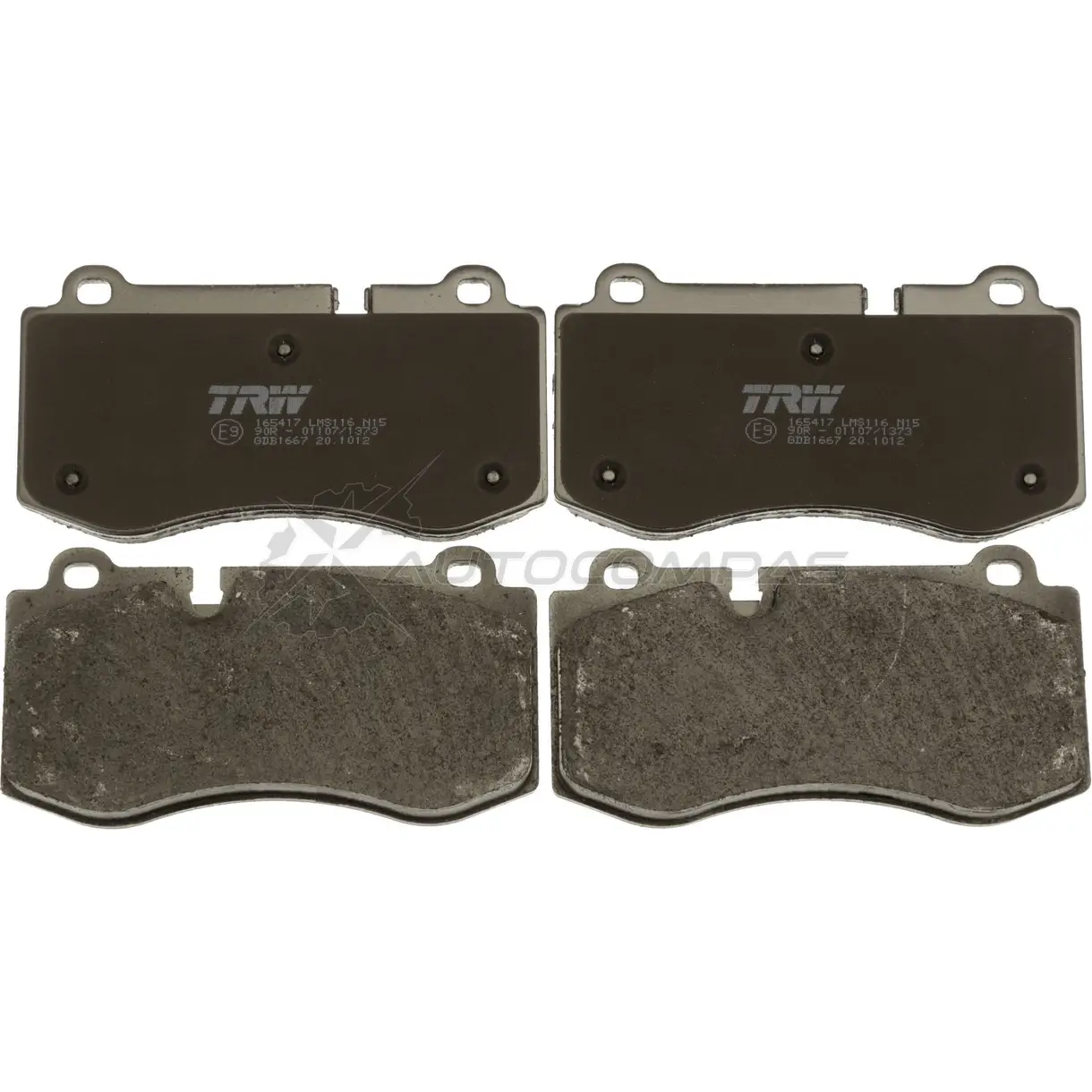 Тормозные колодки, комплект TRW 2396 0 1528268 gdb1667 5BJ30 изображение 1