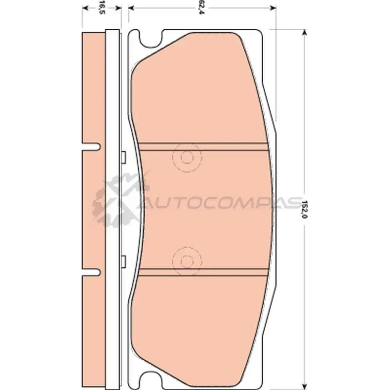 Тормозные колодки, комплект TRW 1528491 gdb1850 RWCHN2Y 2 4850 изображение 0