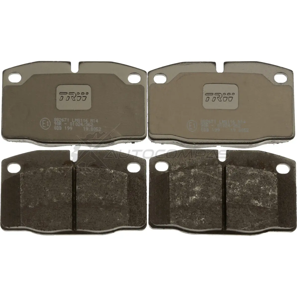 Тормозные колодки, комплект TRW gdb199 ZRLW6V 1528623 2093 9 изображение 1