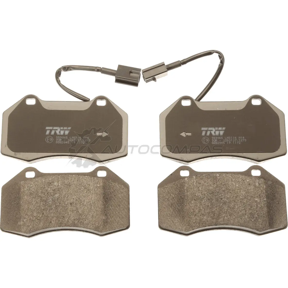 Тормозные колодки, комплект TRW 1528672 24 162 gdb2045 24648 изображение 1
