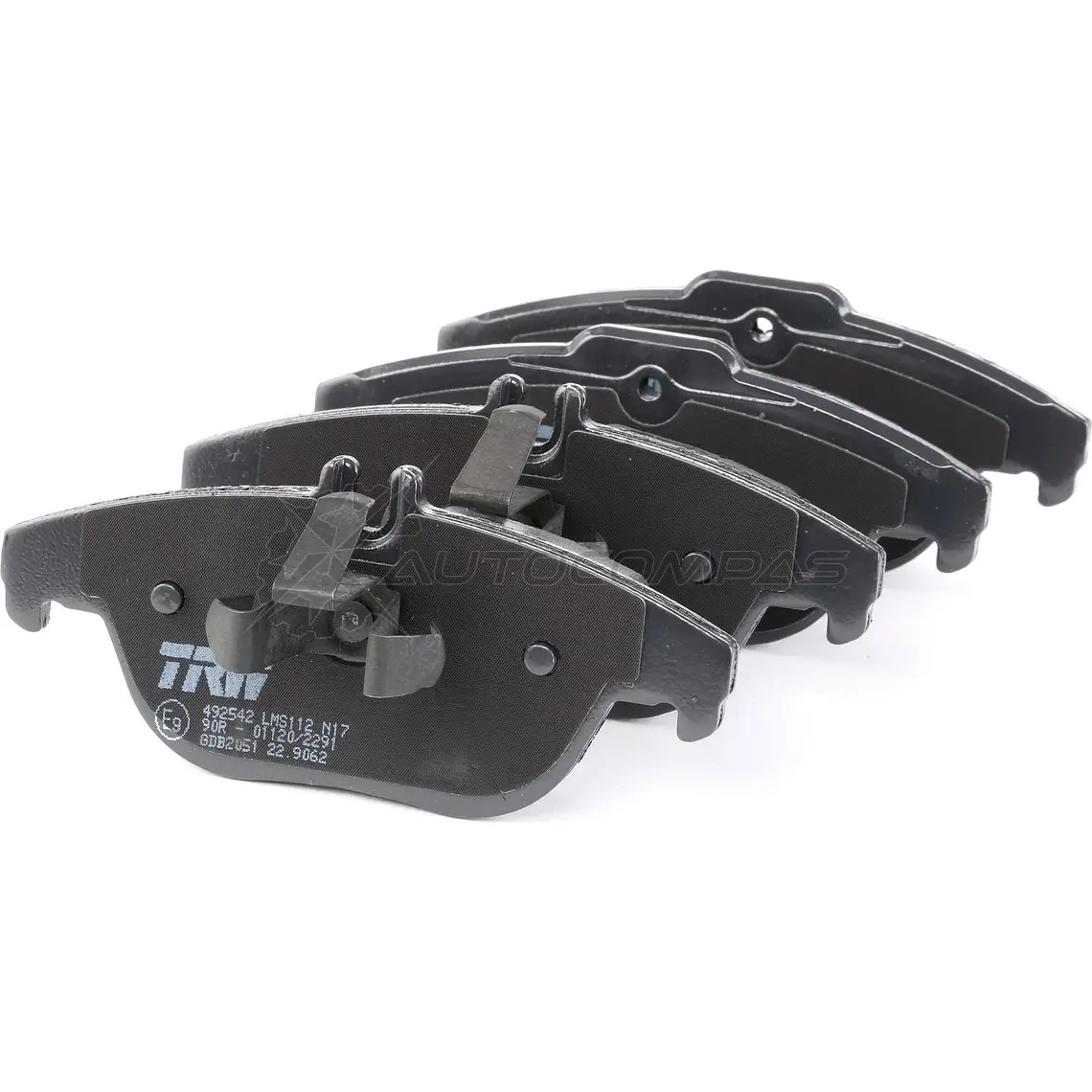 Тормозные колодки, комплект TRW gdb2051 24 253 24254 1528676 изображение 0
