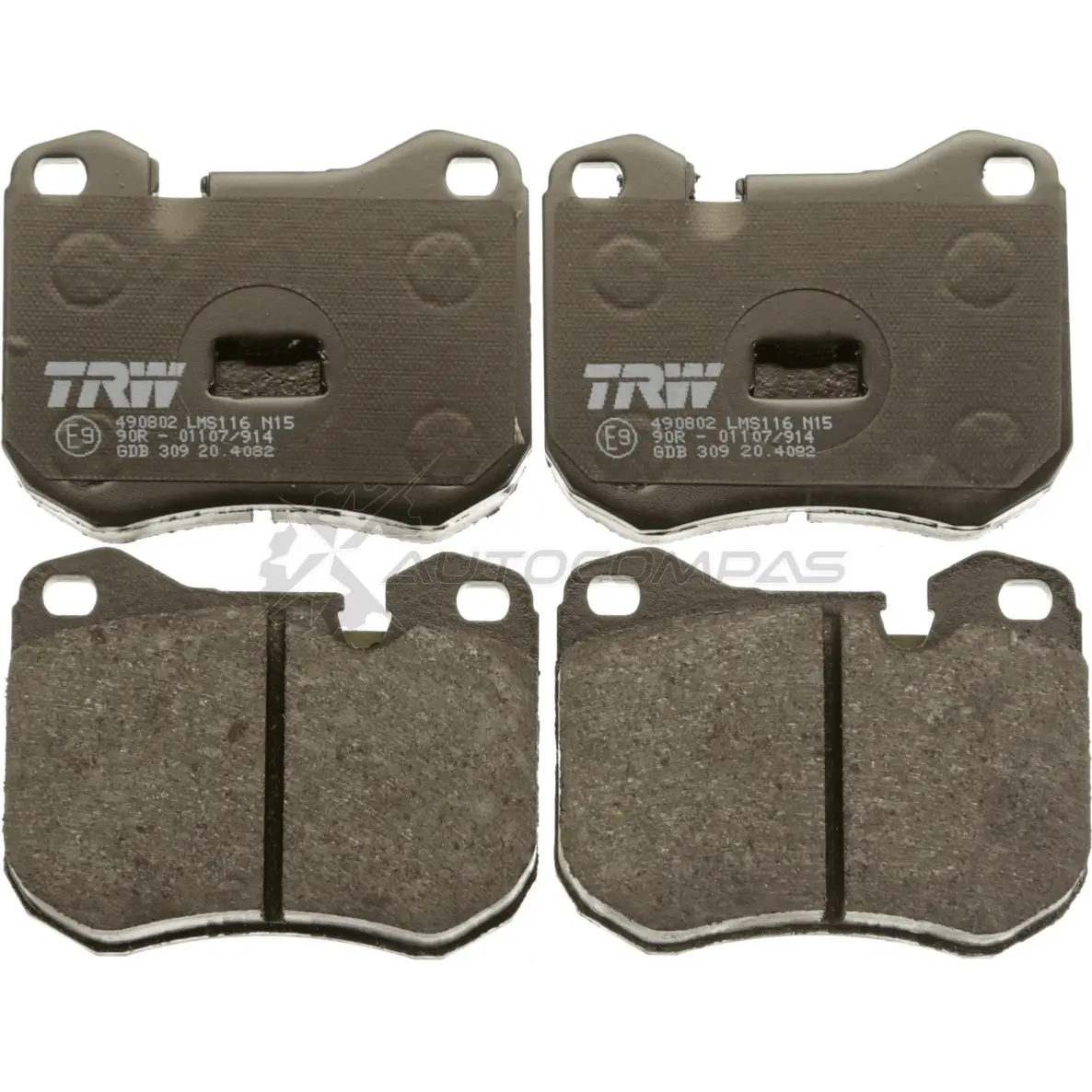 Тормозные колодки, комплект TRW 1528831 7W6S0 gdb309 2 0481 изображение 1