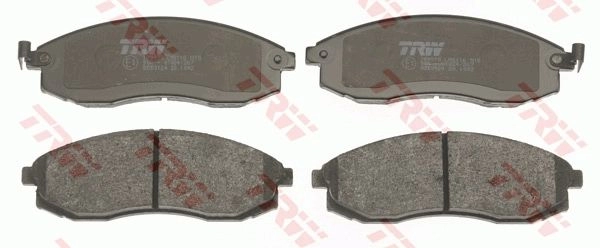 Тормозные колодки дисковые, комплект TRW GDB3124AT Y37ZM HD 1439901354 изображение 1