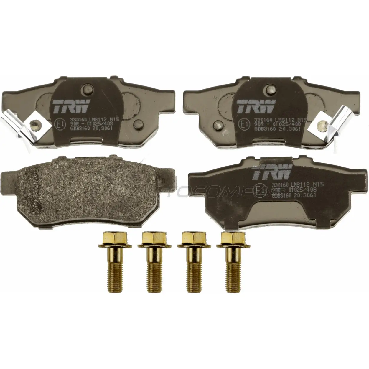 Тормозные колодки, комплект TRW SRER3V 2 1739 1528882 gdb3160 изображение 1