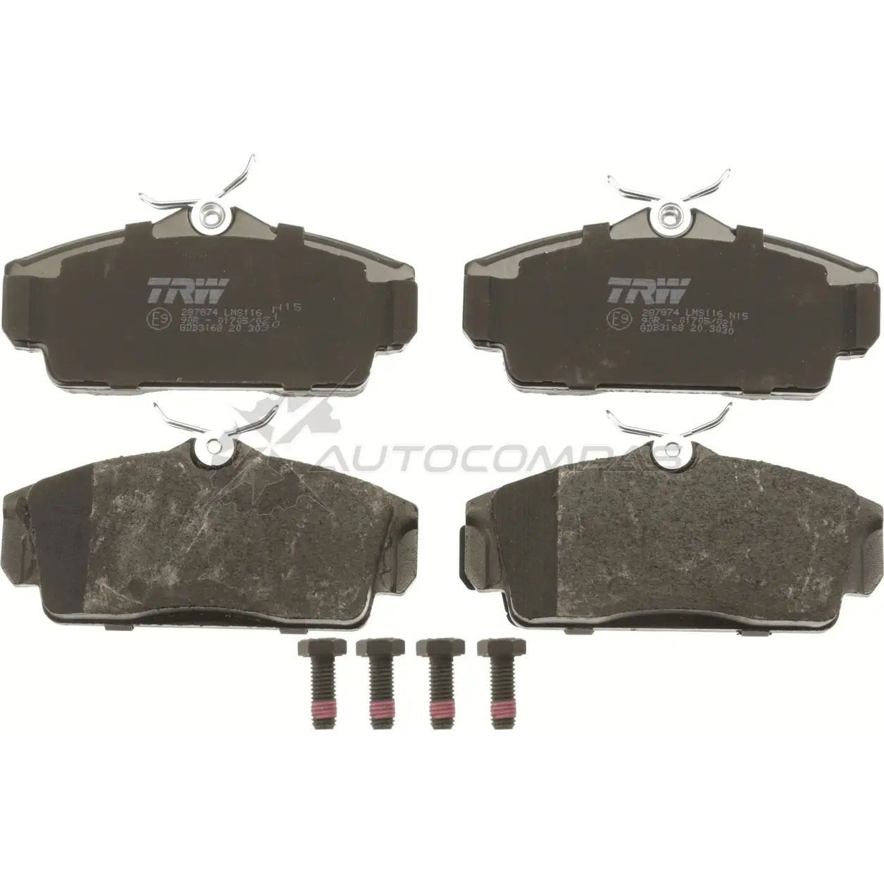 Тормозные колодки, комплект TRW 234 63 gdb3168 1528890 KC5GFWB изображение 1