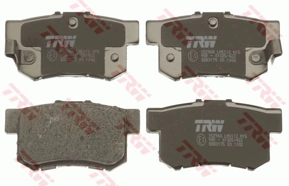 Тормозные колодки дисковые, комплект TRW GDB3175AT XSBR RH7 1439901375 изображение 1