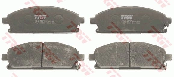 Тормозные колодки дисковые, комплект TRW GDB3312AT 1439901438 R 9YVUR3 изображение 1