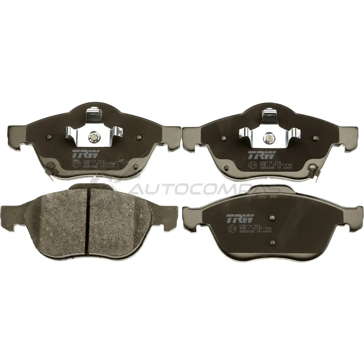 Тормозные колодки, комплект TRW 2 3996 1529063 23998 gdb3335 изображение 1