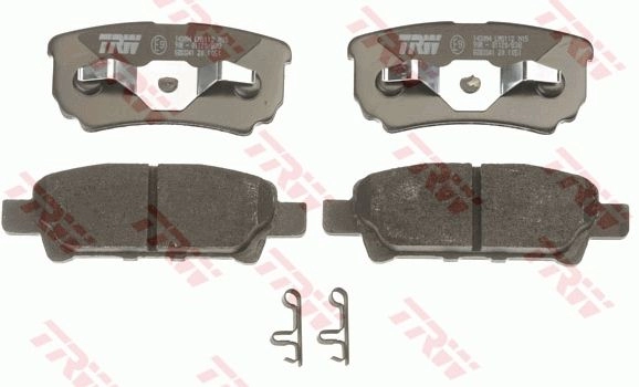 Тормозные колодки дисковые, комплект TRW GDB3341AT 1439901455 UI2 PJ изображение 1