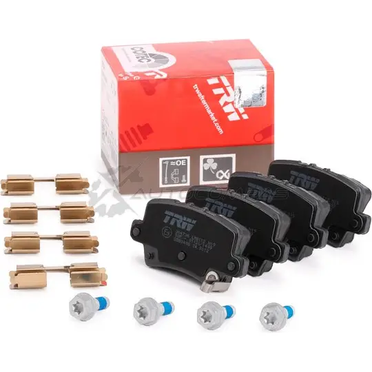 Тормозные колодки, комплект TRW 1529140 2 4086 gdb3408 U871W изображение 1