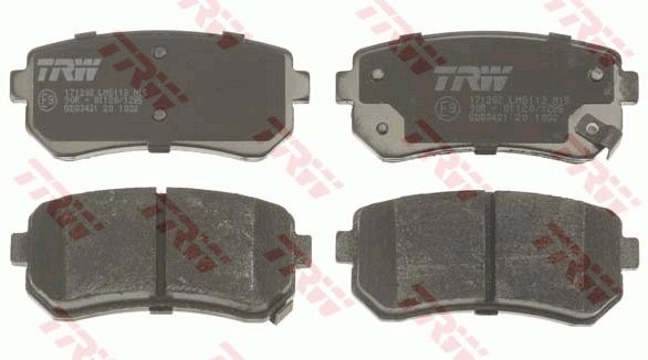 Тормозные колодки дисковые, комплект TRW GDB3421AT 1439901483 K4 WSXCS изображение 1