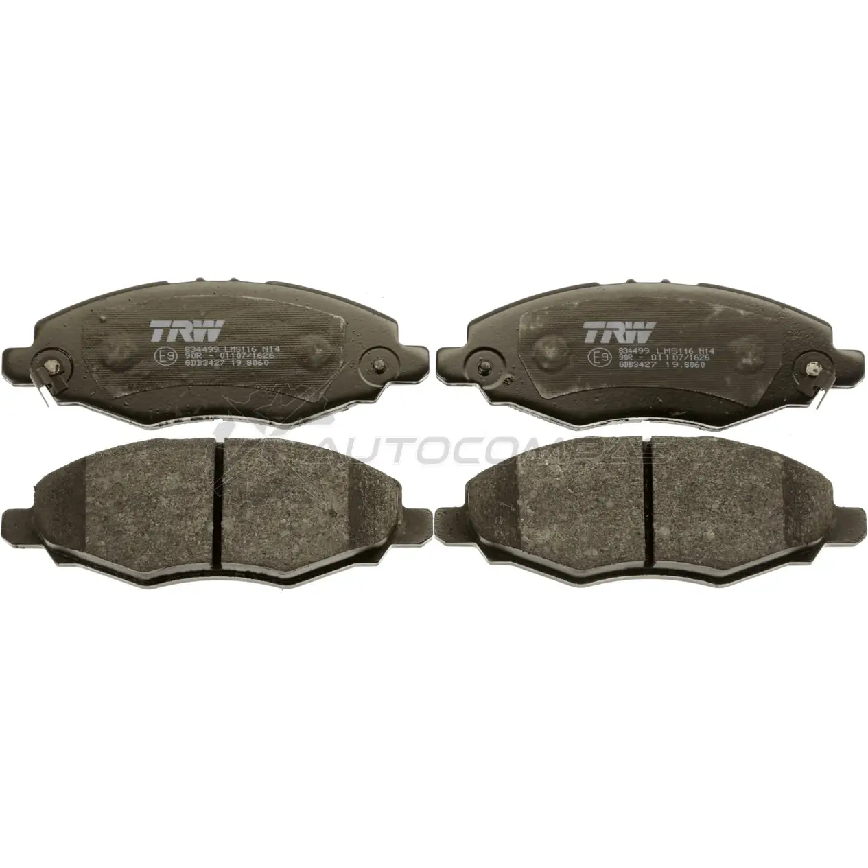 Тормозные колодки, комплект TRW 1529160 AIQSKS 2 4634 gdb3427 изображение 1