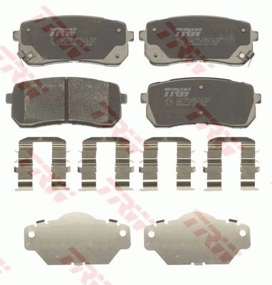 Тормозные колодки дисковые, комплект TRW C1E WF 1439901492 GDB3449AT изображение 1