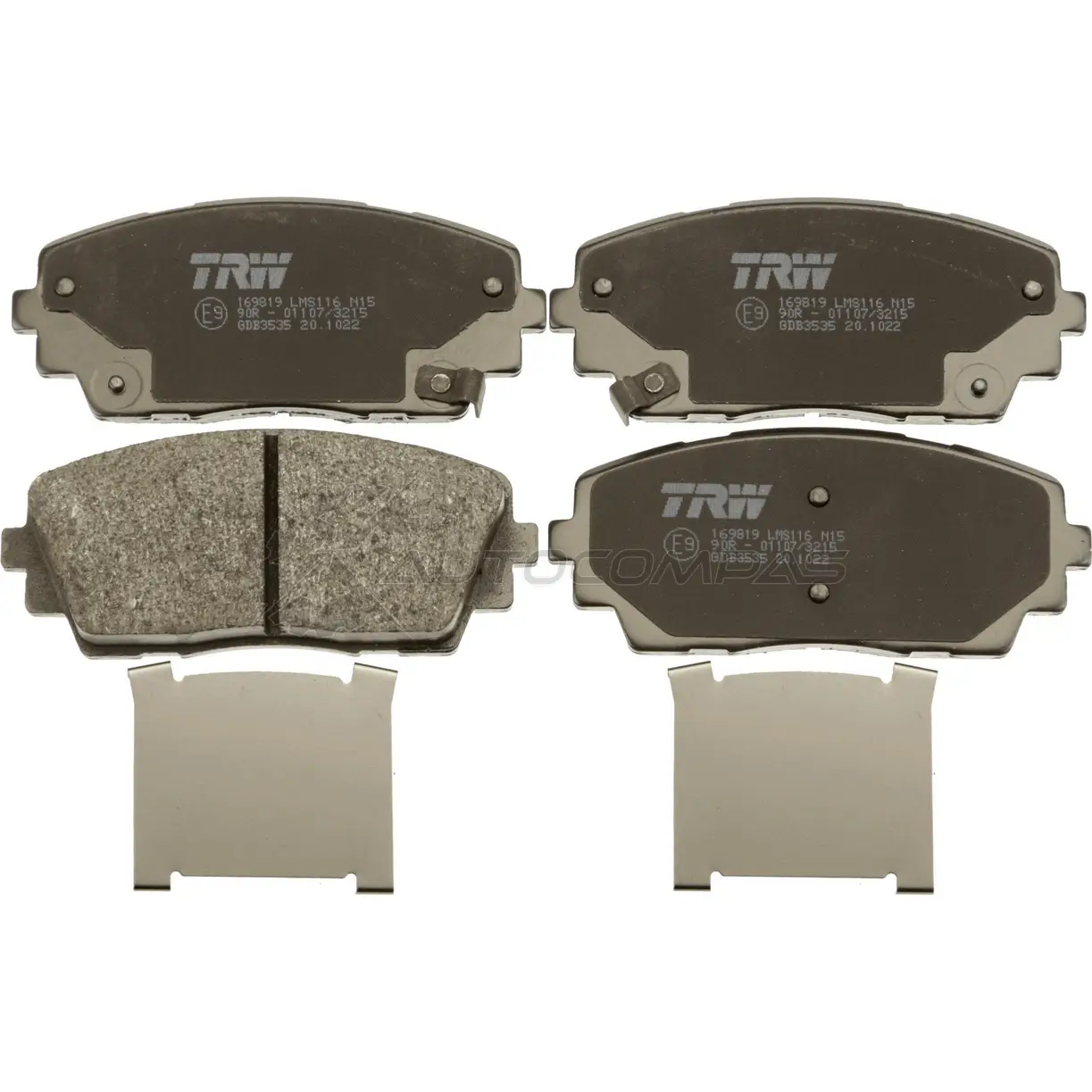 Тормозные колодки, комплект TRW gdb3535 MTXE2E 1529266 253 65 изображение 1
