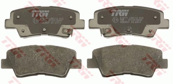 Тормозные колодки дисковые, комплект TRW LGL E70J 1439901511 GDB3537AT изображение 1