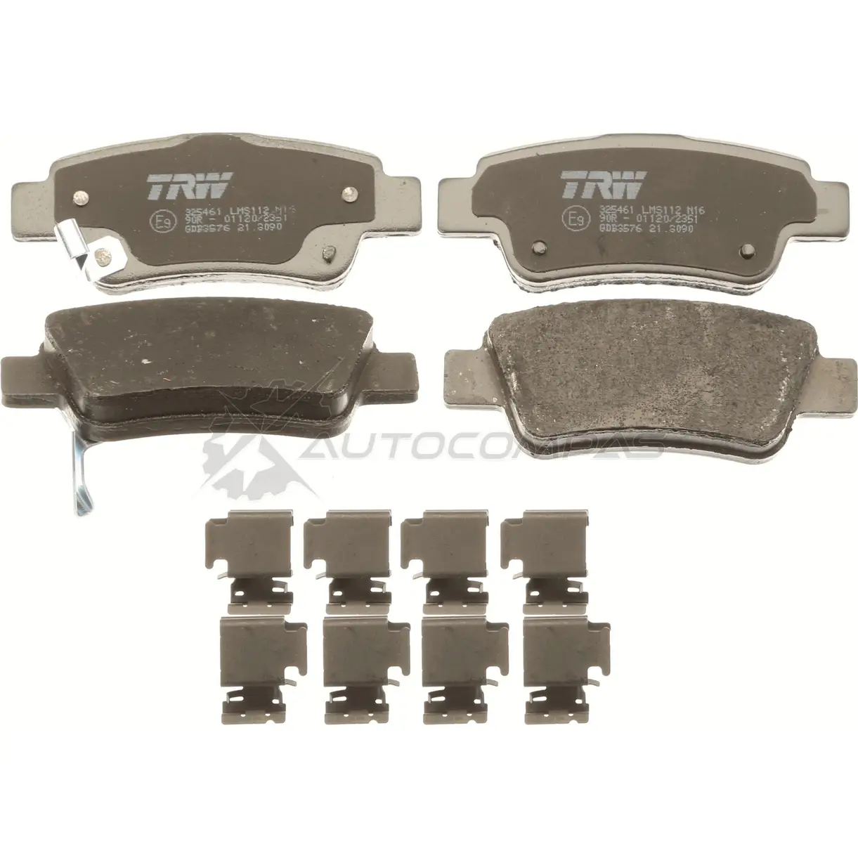 Тормозные колодки, комплект TRW 24636 1529293 gdb3576 24 635 изображение 1