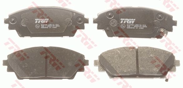Тормозные колодки дисковые, комплект TRW 1439901521 GDB3592AT S TK6R изображение 1
