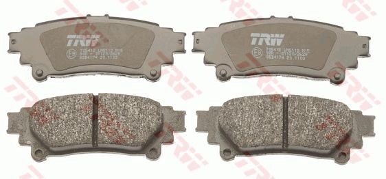 Тормозные колодки дисковые, комплект TRW 1439901535 M 6YKX GDB4174DT изображение 1