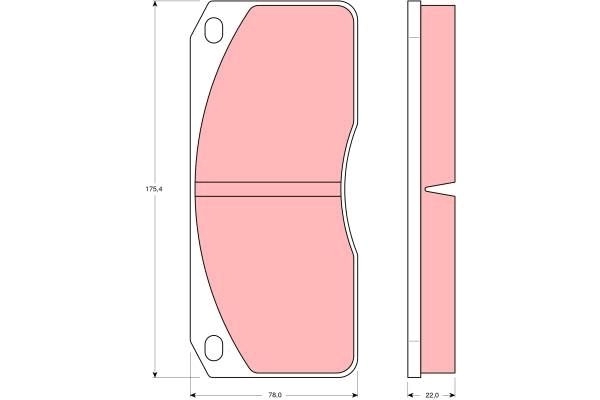 Тормозные колодки дисковые, комплект TRW 1529500 GDB429 213 02 29302 изображение 0