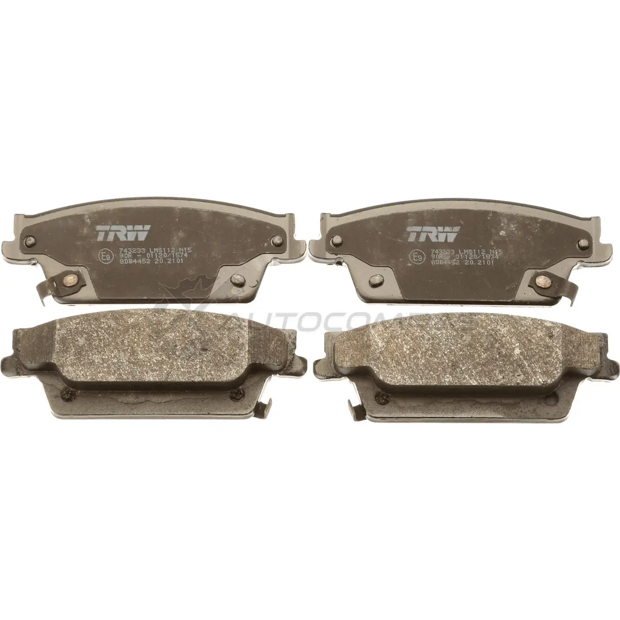 Тормозные колодки, комплект TRW X39IK1 242 66 1529511 gdb4452 изображение 1