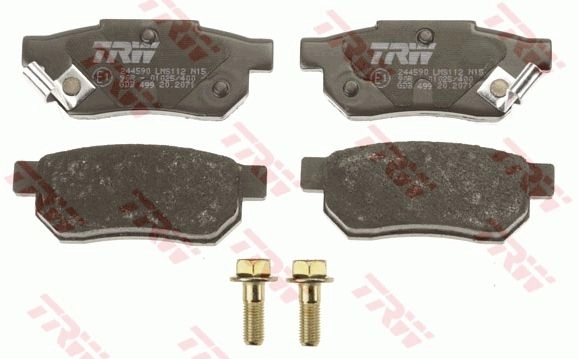 Тормозные колодки дисковые, комплект TRW 1439901540 GDB499AT 7 HV826 - Изображение 1