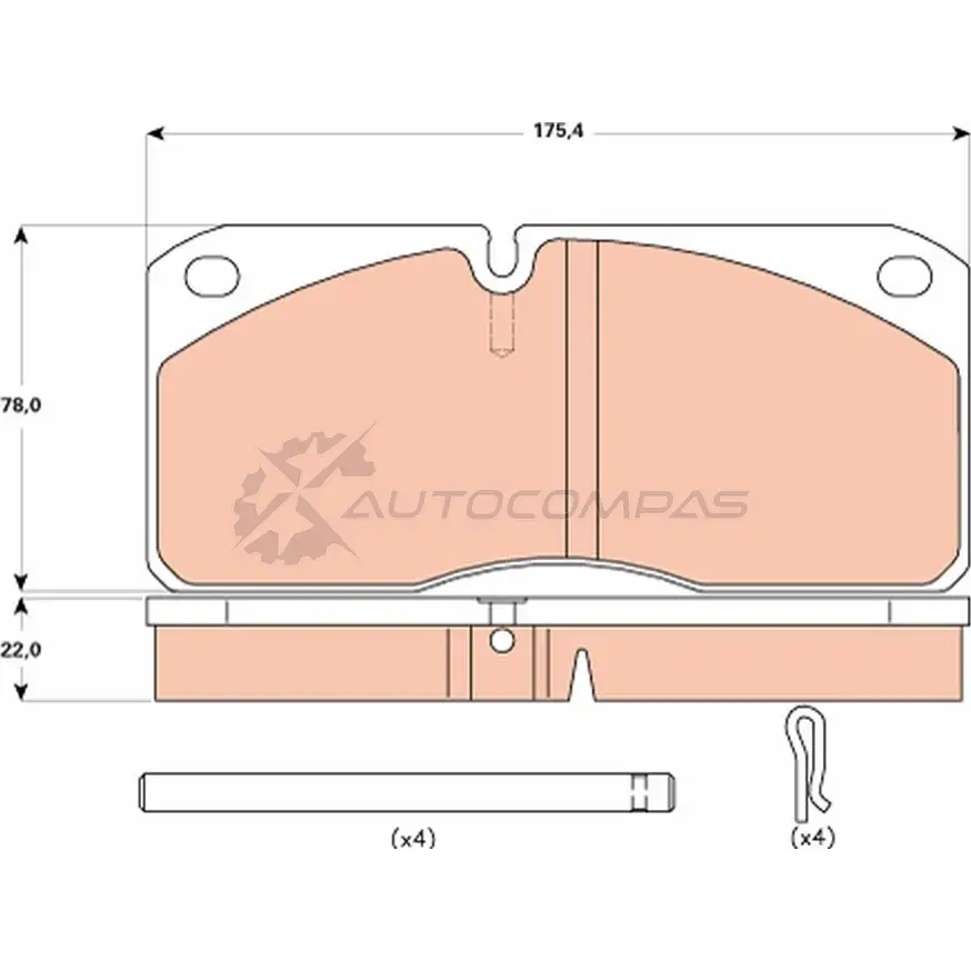 Тормозные колодки, комплект TRW 2 9067 AJ9L8 1529568 gdb5058 изображение 0